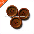 natural color wooden 4 hole button for shirts